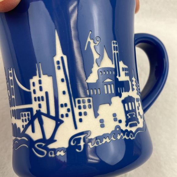 SF Mercantile Artisan Designed San Francisco Etched Coffee Mug 14 oz. - Picture 9 of 12